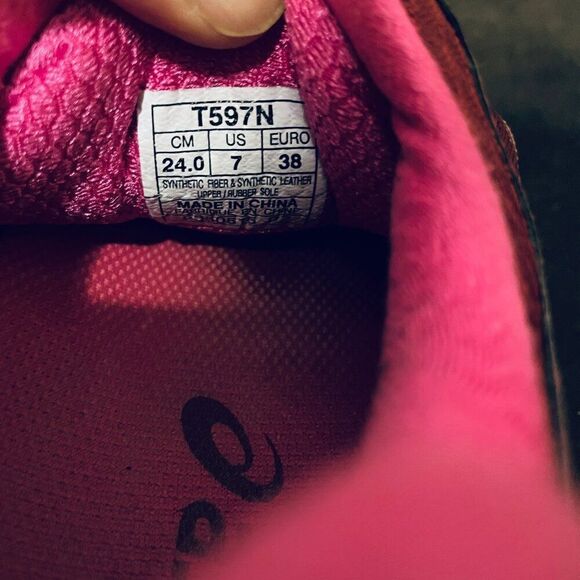 ASICS GEL Kayano 22 Womens Running Shoes Pink Rust Red Size 7 US 38 EUR Medium - Picture 6 of 11